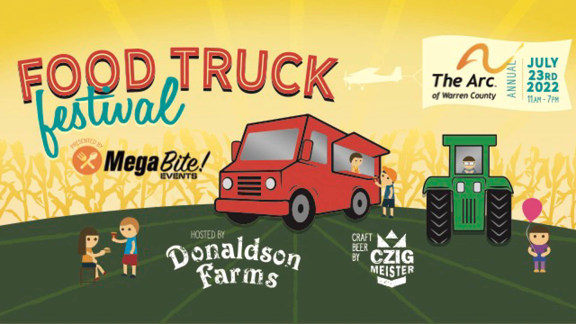 Food truck festival at Donaldson Farms in Hackettstown, NJ benefitting the ARC of Warren County