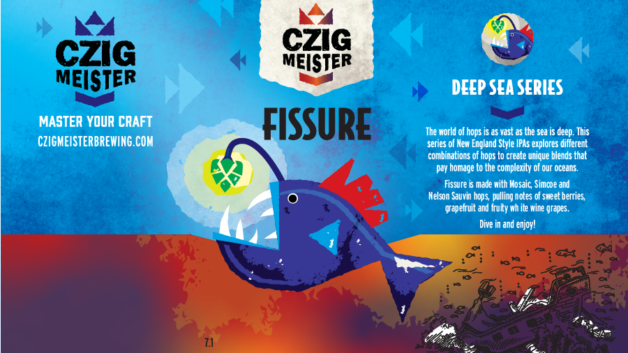 Deep Sea Series Fissure from Czig Meister Brewing releasing on July 14th