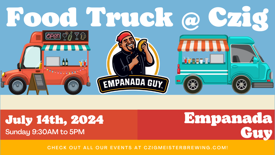 Empanada Guy at Czig Meister Brewing Company on July 14th