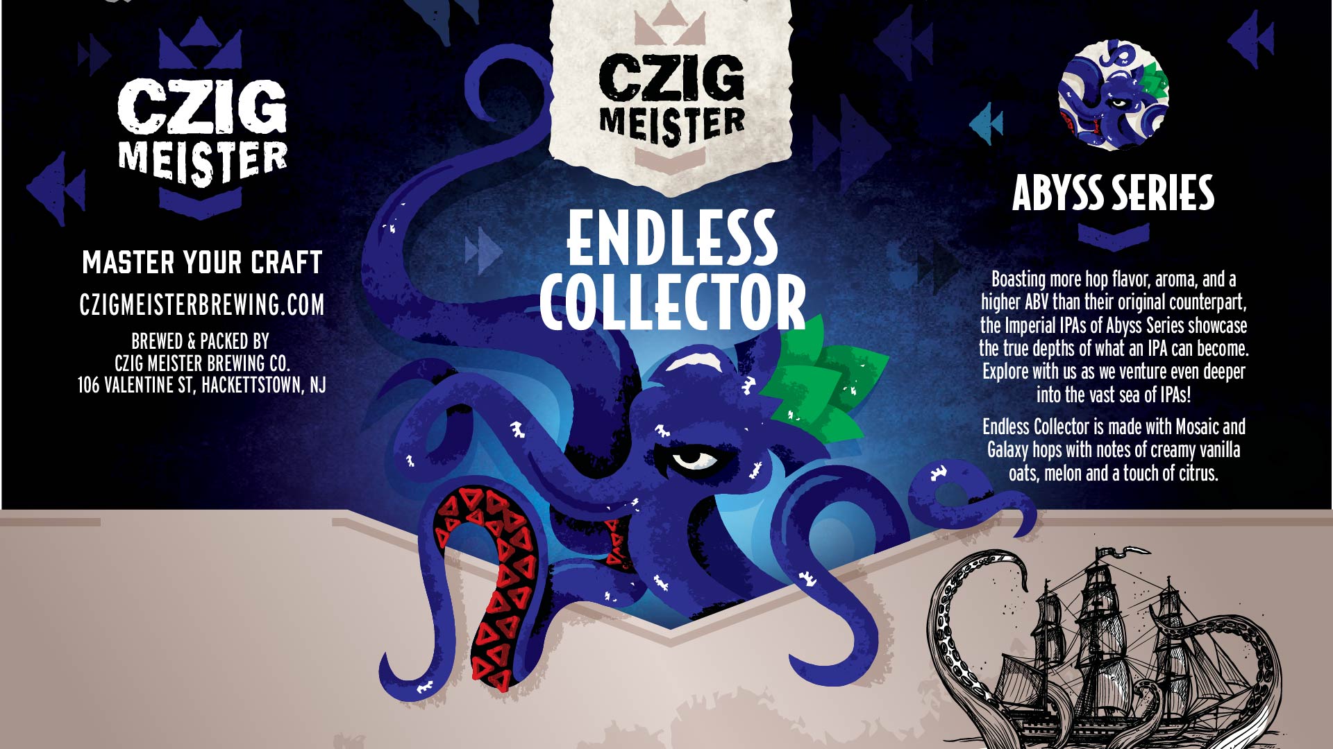 Endless Collector Imperial IPA from Czig Meister Brewing Company