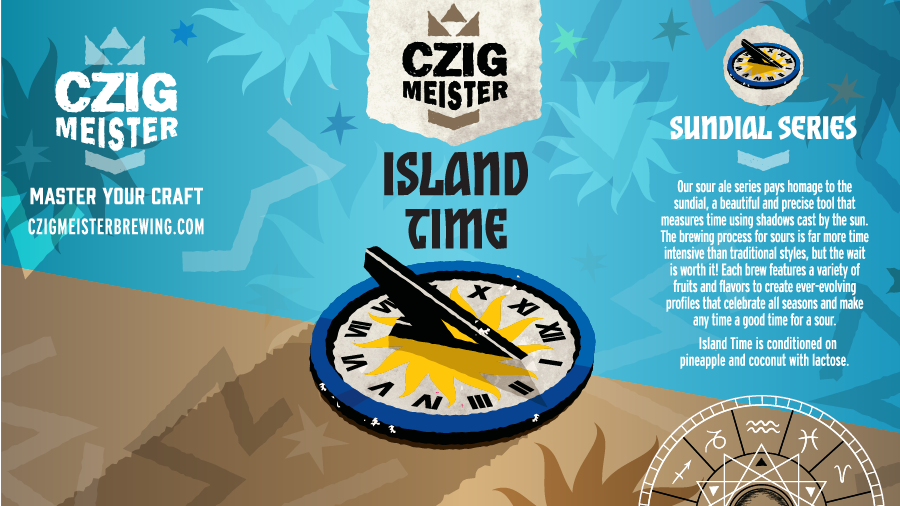 Sundial Series Island Time from Czig Meister Brewing releasing on 28th of April