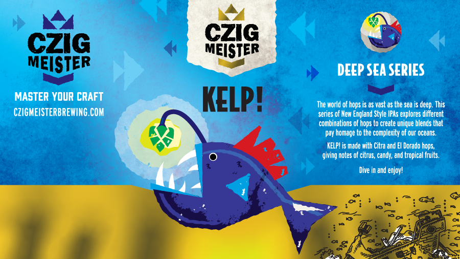 Deep Sea Series Kelp! from Czig Meister Brewing releasing on April 14th