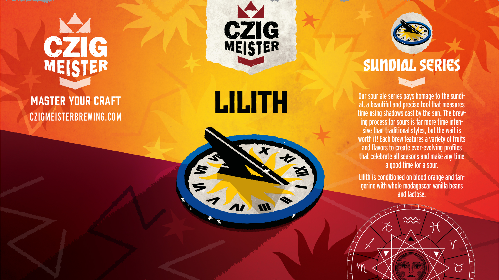 Sundial Series Lilith from Czig Meister Brewing Company releasing October 28th