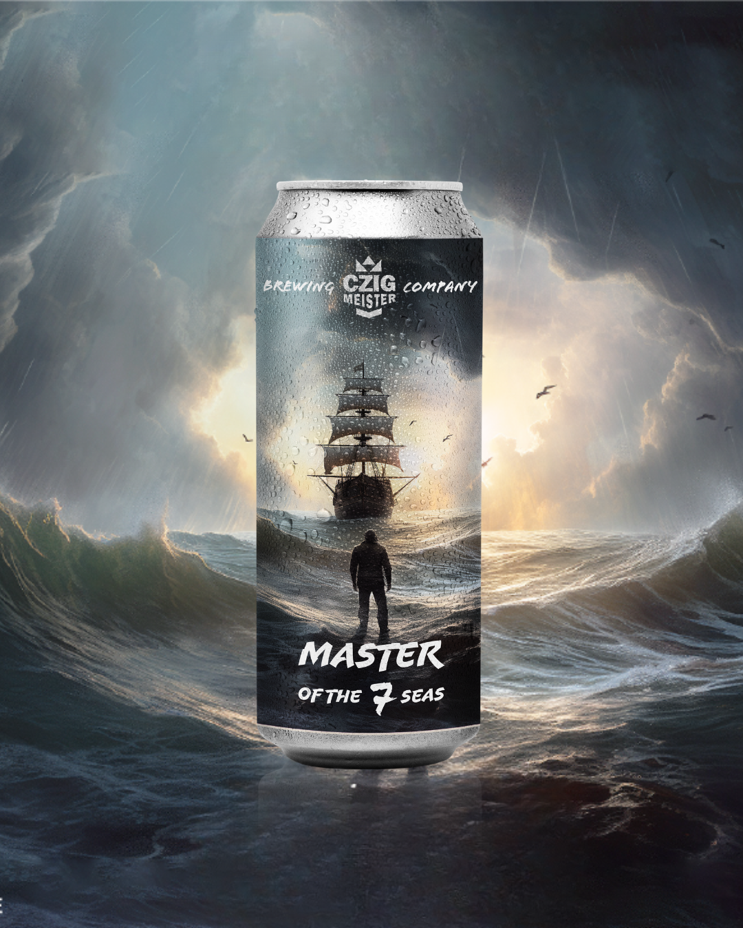 Master of the 7 Seas Imperial IPA from Czig Meister Brewing Company