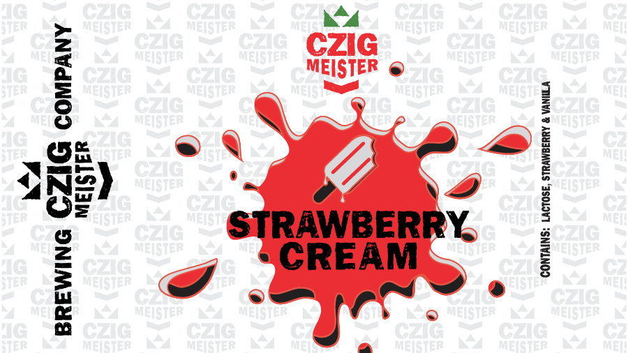 Strawberry Cream Ale from Czig Meister Brewing releasing on May 5th