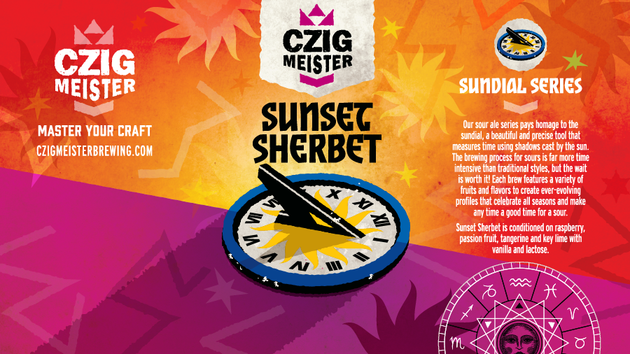 Sundial Series Sunset Sherbet from Czig Meister Brewing Company releasing March 24th